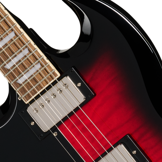 Epiphone SG Tribute Plus, Left-Handed, Cherry Burst Electric Guitar Epiphone