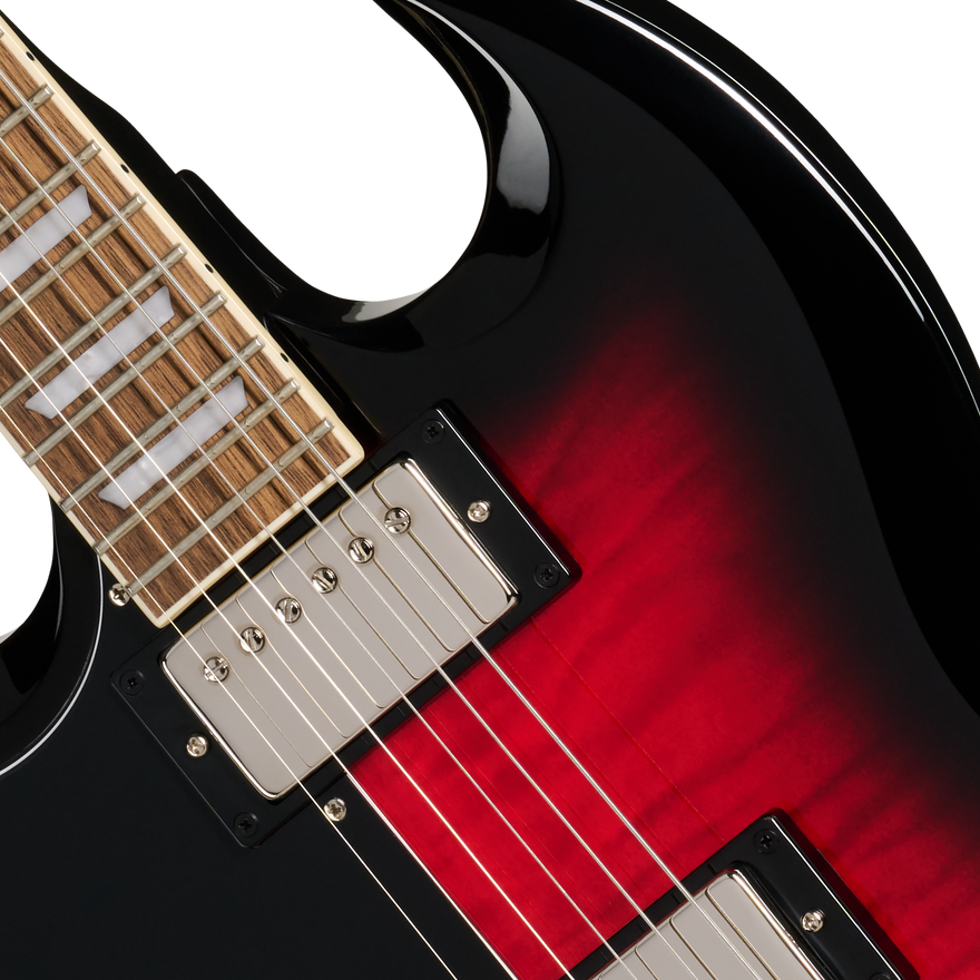 Epiphone SG Tribute Plus, Left-Handed, Cherry Burst Electric Guitar Epiphone