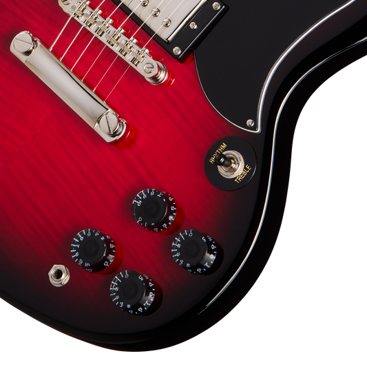 Epiphone SG Tribute Plus, Cherry Burst Electric Guitar Epiphone