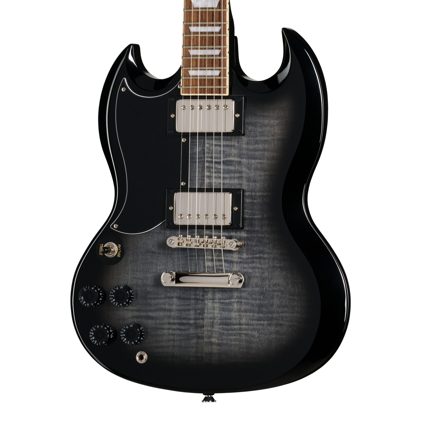 Epiphone SG Tribute Plus, Left-Handed, Ebony Burst Electric Guitar Epiphone
