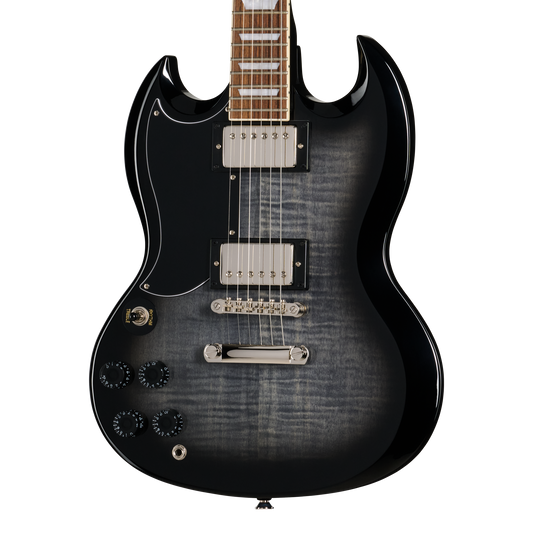Epiphone SG Tribute Plus, Left-Handed, Ebony Burst Electric Guitar Epiphone