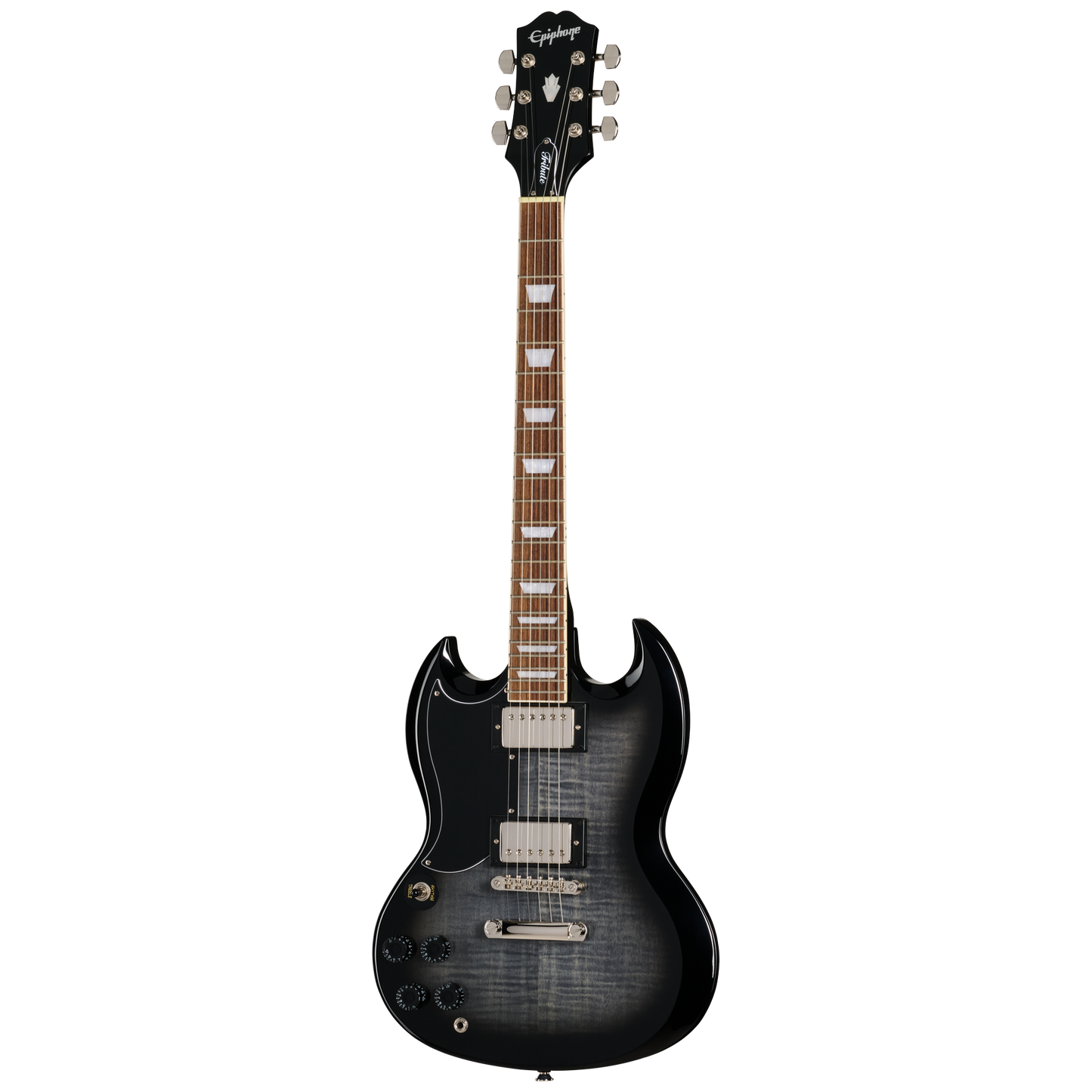 Epiphone SG Tribute Plus, Left-Handed, Ebony Burst Electric Guitar Epiphone