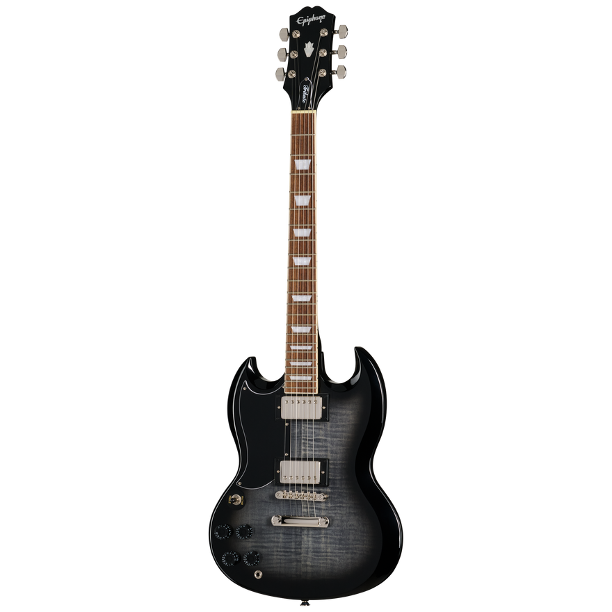 Epiphone SG Tribute Plus, Left-Handed, Ebony Burst Electric Guitar Epiphone