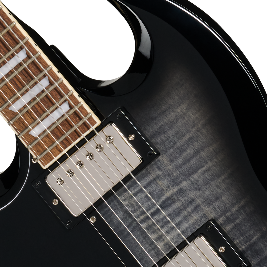 Epiphone SG Tribute Plus, Left-Handed, Ebony Burst Electric Guitar Epiphone