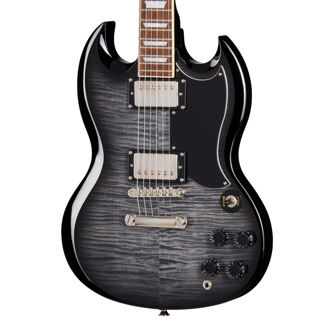 Epiphone SG Tribute Plus, Ebony Burst Electric Guitar Epiphone