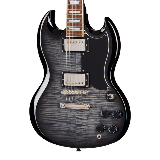 Epiphone SG Tribute Plus, Ebony Burst Electric Guitar Epiphone