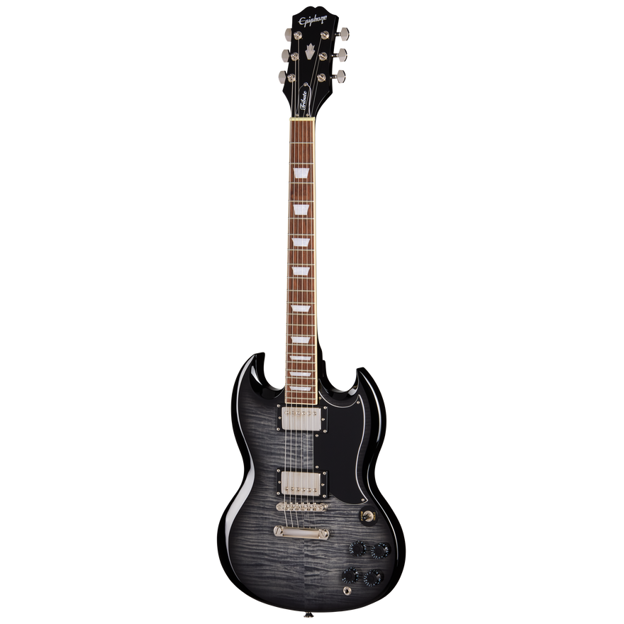 Epiphone SG Tribute Plus, Ebony Burst Electric Guitar Epiphone