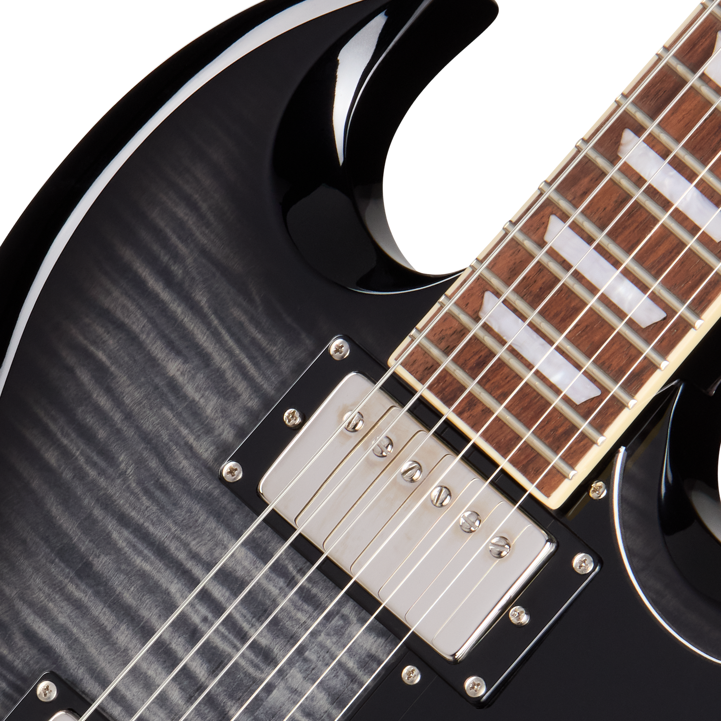 Epiphone SG Tribute Plus, Ebony Burst Electric Guitar Epiphone