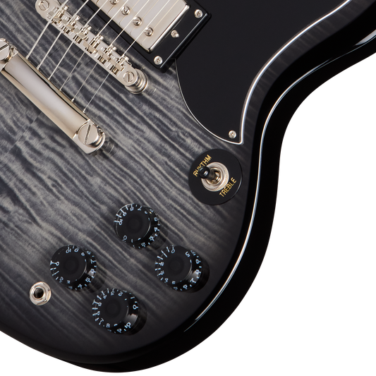 Epiphone SG Tribute Plus, Ebony Burst Electric Guitar Epiphone
