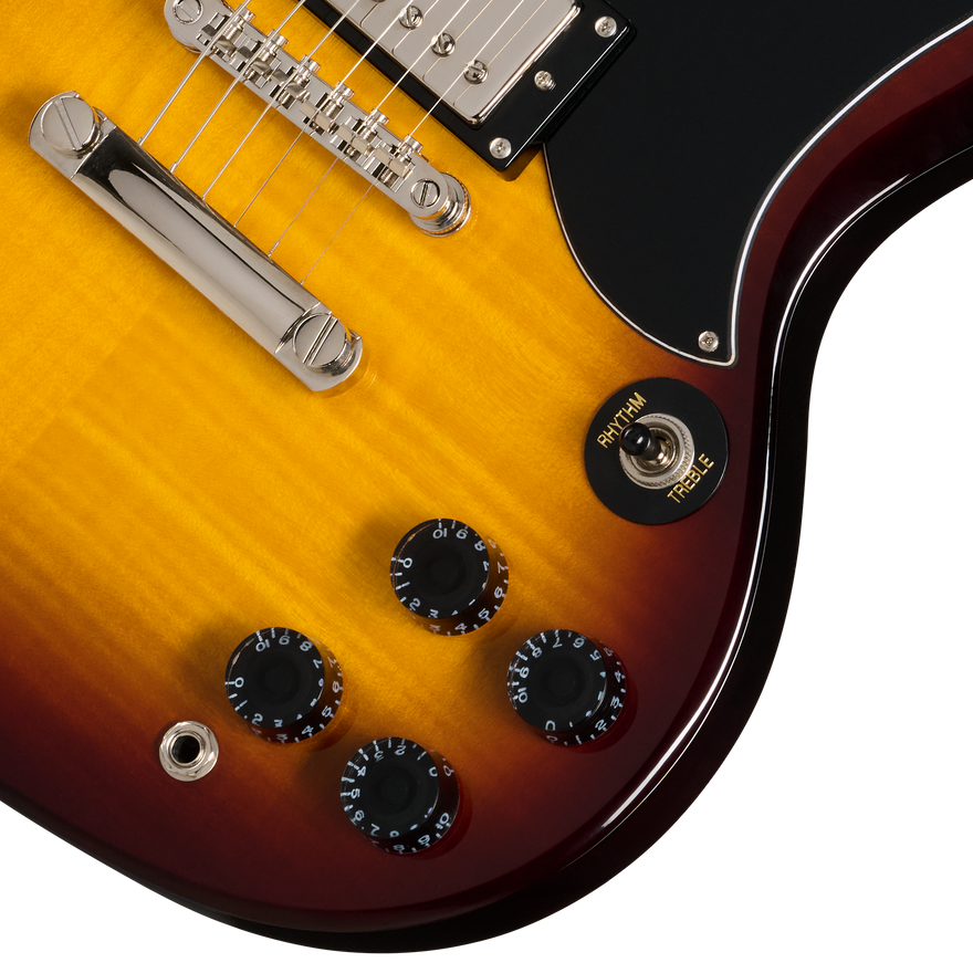 Epiphone SG Tribute Plus, Vintage Sunburst Electric Guitar Epiphone