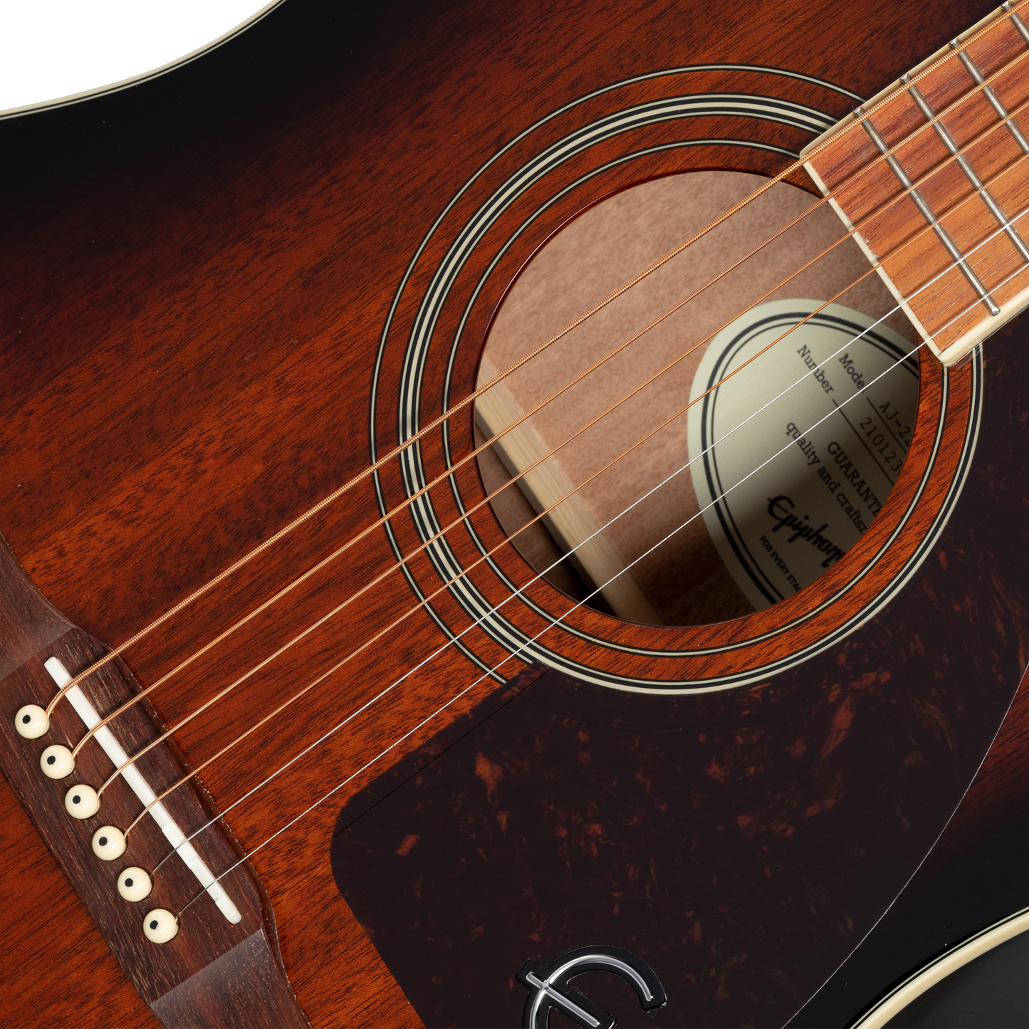 Epiphone J-45 Studio, Mahogany Burst Acoustic Guitar Epiphone