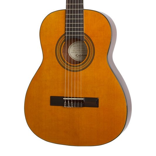 Epiphone Classical E1 3/4-Size (Nylon; 1.88" nut), Antique Natural Acoustic Guitar Epiphone