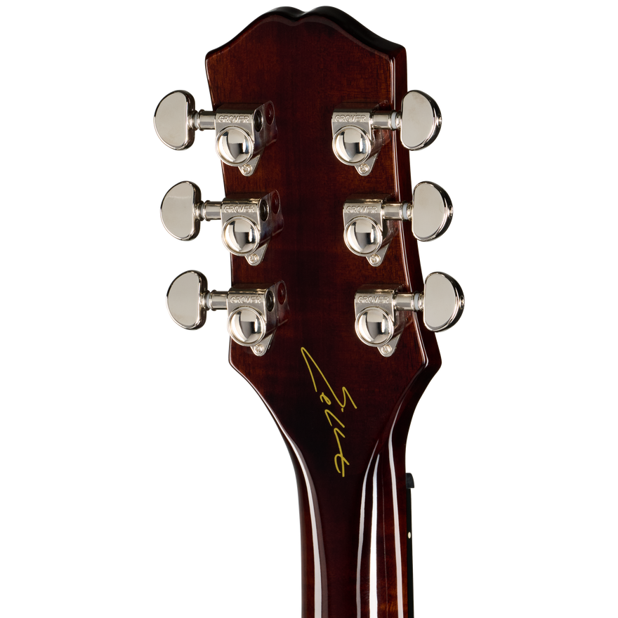 Epiphone Eric Church Hummingbird Dark, Cobra Burst Acoustic Guitar Epiphone