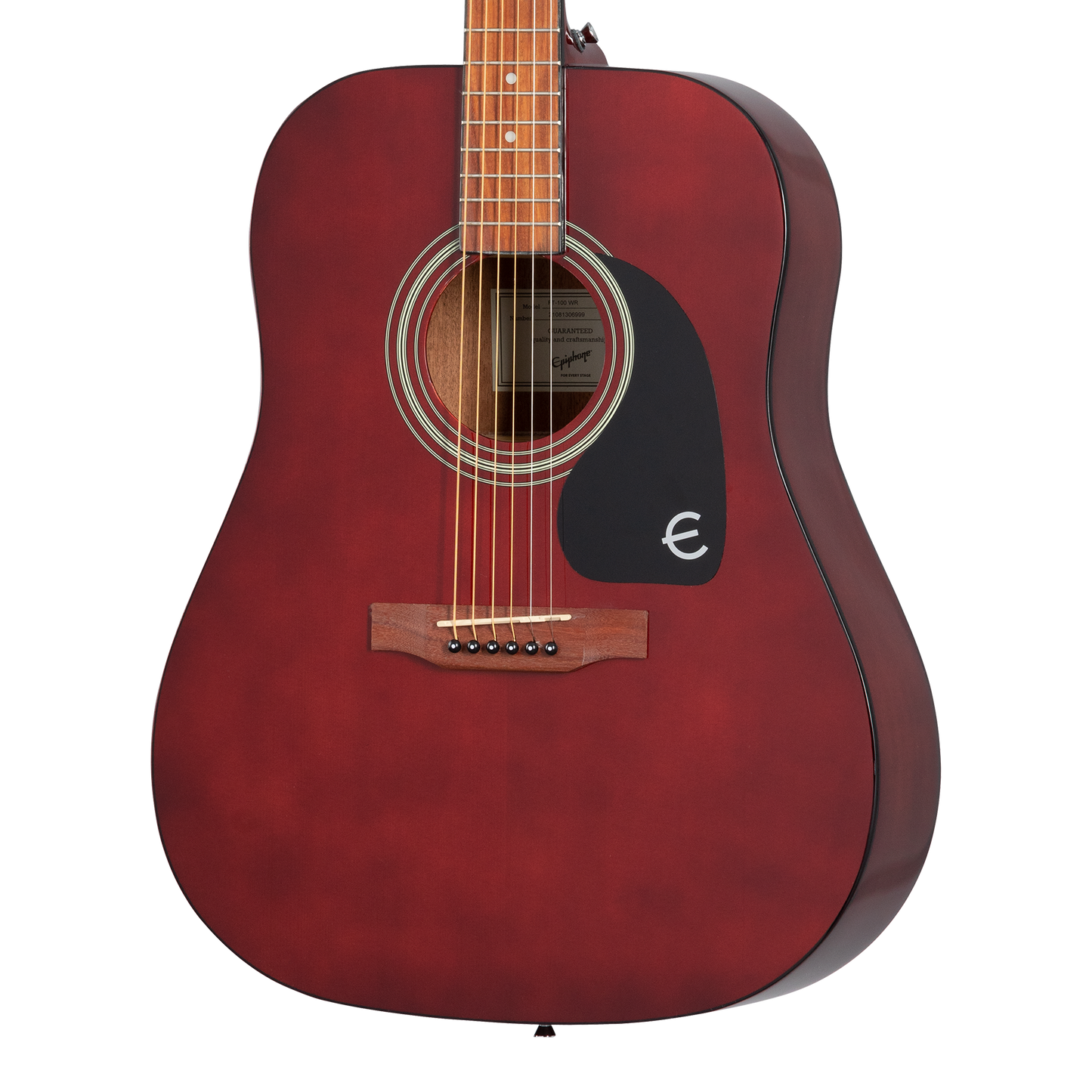 Epiphone FT-100, Wine Red Acoustic Guitar Epiphone