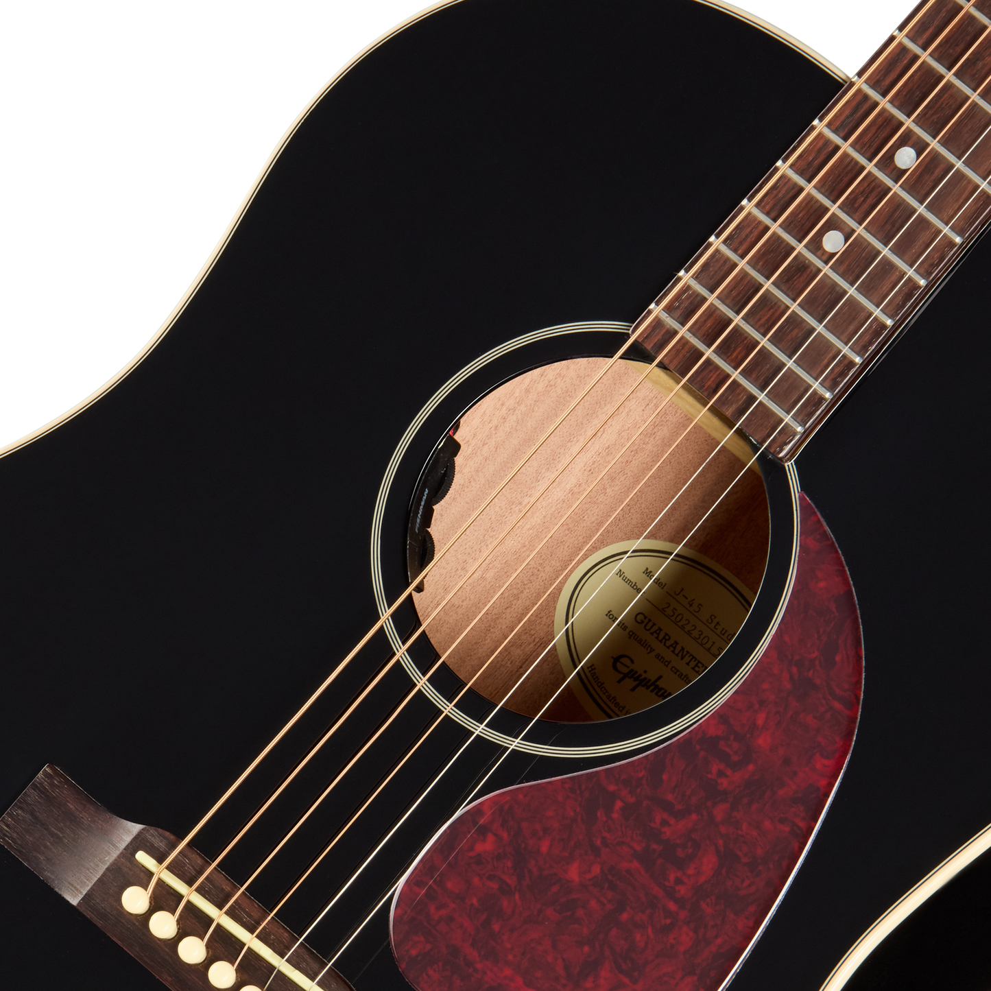 Epiphone J-45 Studio, Ebony, Exclusive Acoustic Guitar Epiphone
