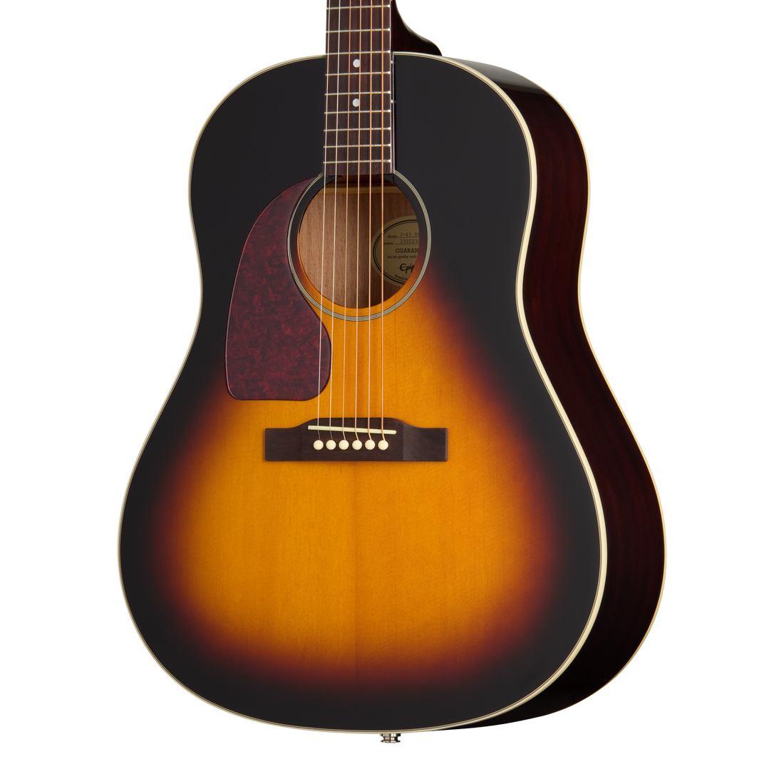 Epiphone J-45 Studio, Left-Handed, Vintage Sunburst Acoustic Guitar Epiphone
