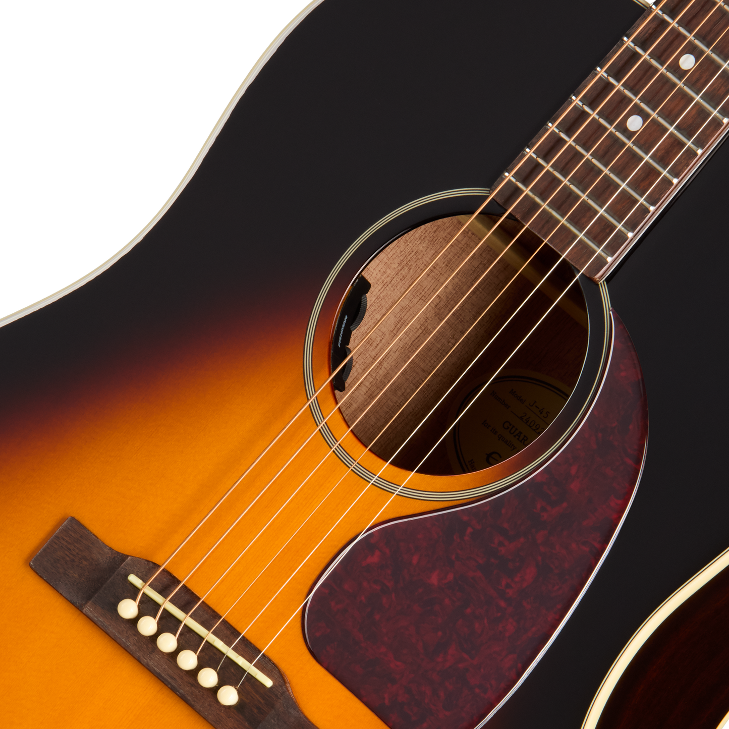 Epiphone J-45 Studio, Vintage Sunburst Acoustic Guitar Epiphone