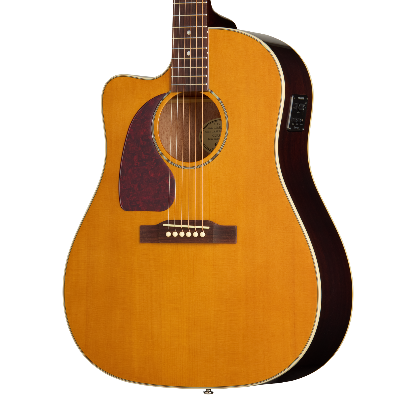 Epiphone J-45 Studio EC, Left-Handed, Natural Acoustic Guitar Epiphone
