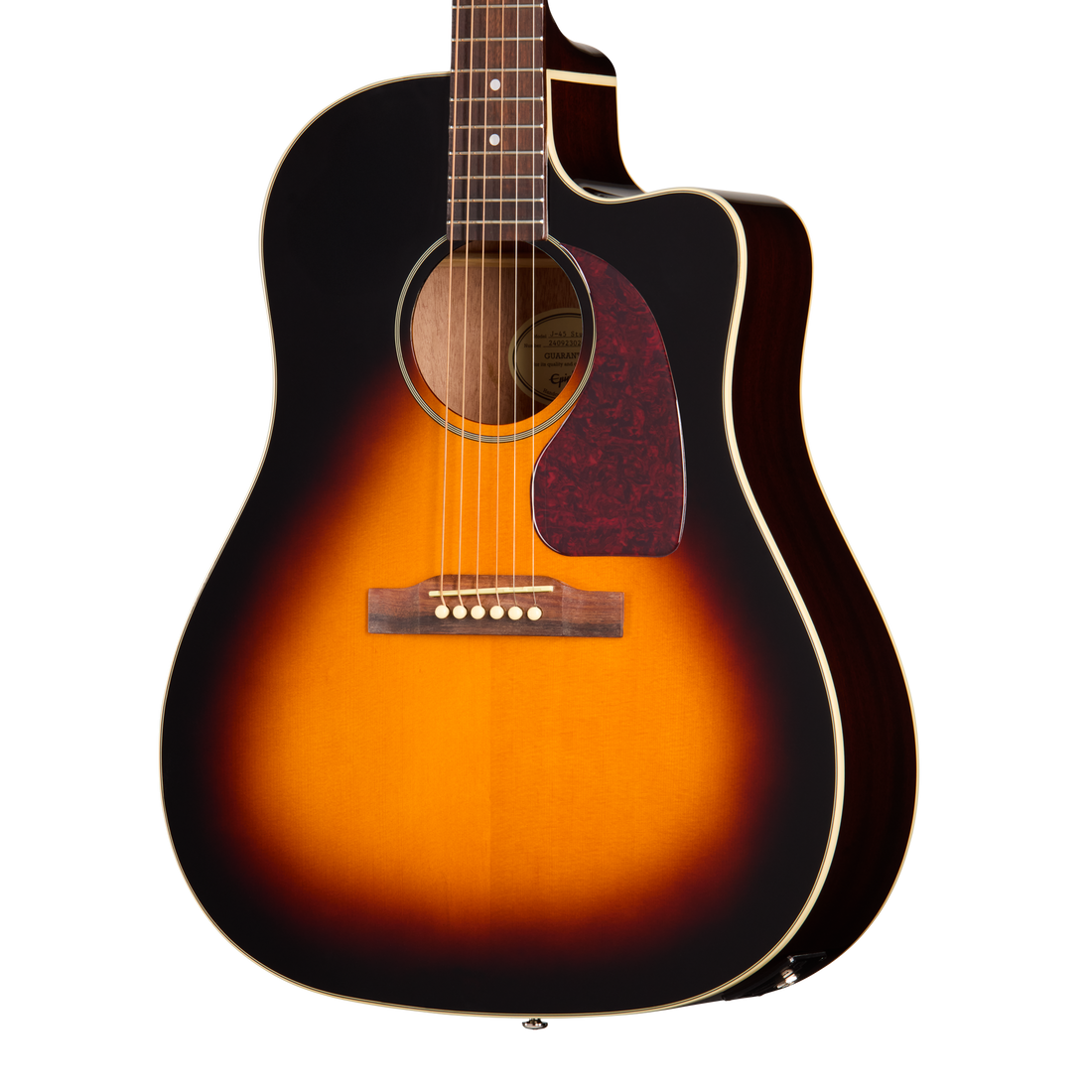 Epiphone J-45 Studio EC, Vintage Sunburst Acoustic Guitar Epiphone