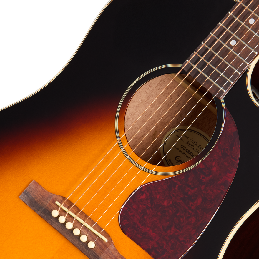 Epiphone J-45 Studio EC, Vintage Sunburst Acoustic Guitar Epiphone