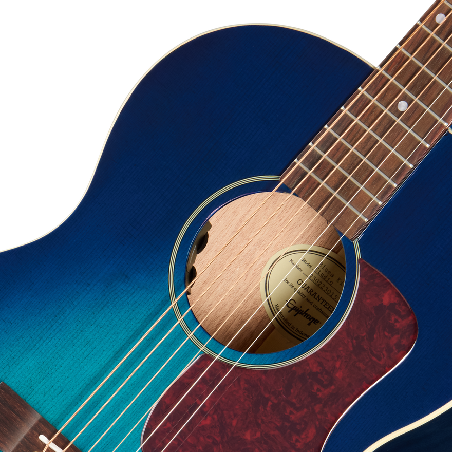 Epiphone Blues King Studio, Blueberry Burst, Exclusive Acoustic Guitar Epiphone