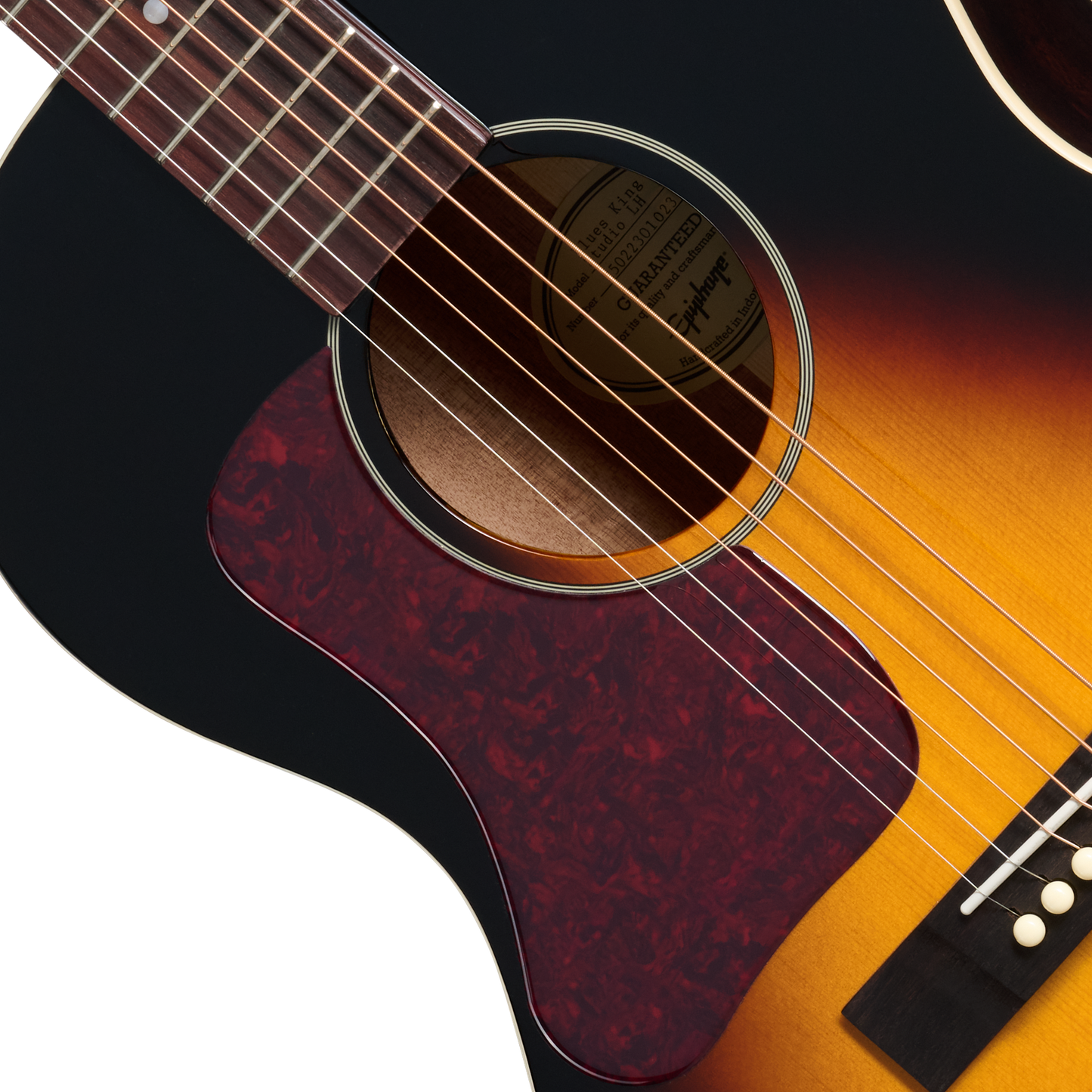 Epiphone Blues King Studio, Left-Handed, Dark Burst Acoustic Guitar Epiphone