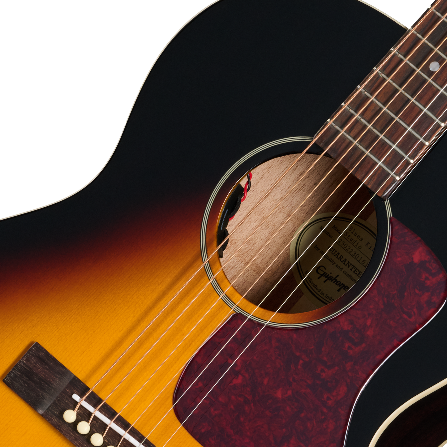 Epiphone Blues King Studio, Dark Burst Acoustic Guitar Epiphone