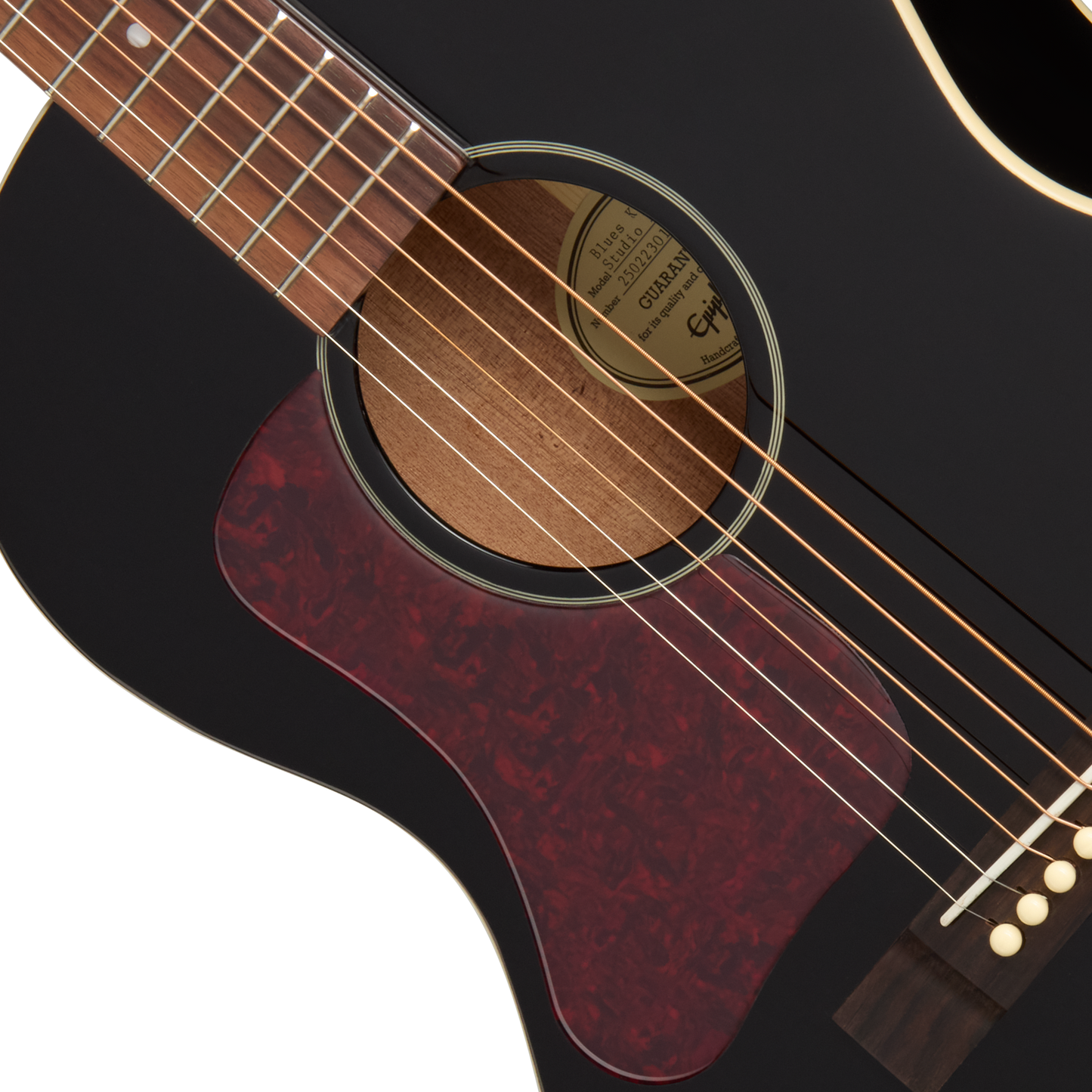 Epiphone Blues King Studio, Left-Handed, Ebony Acoustic Guitar Epiphone