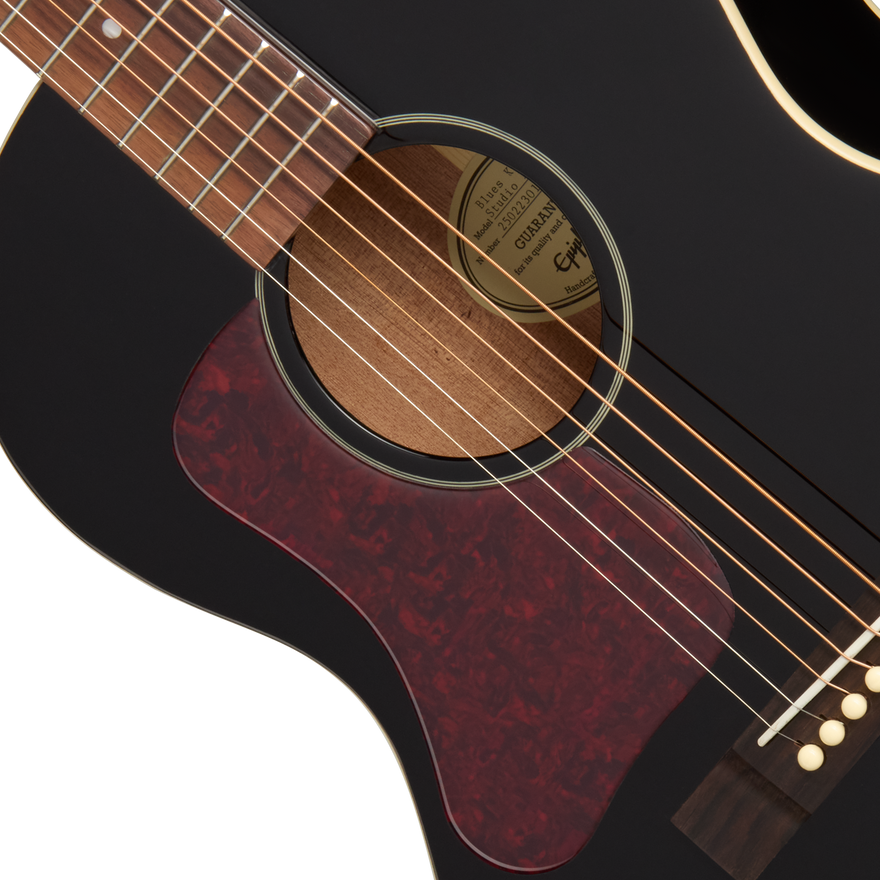 Epiphone Blues King Studio, Left-Handed, Ebony Acoustic Guitar Epiphone
