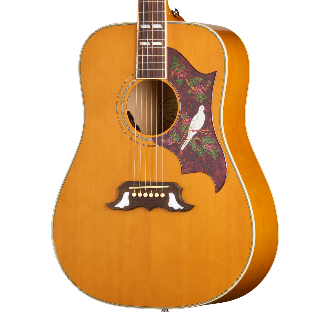 エピフォン DOVE-NA Epiphone Dove Studio Acoustic-electric - Trans Ebony Sweetwater
