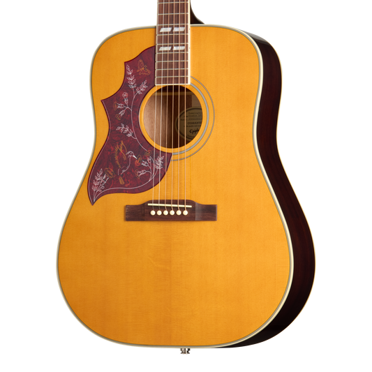 Epiphone Hummingbird Studio, Left-Handed, Antique Natural Acoustic Guitar Epiphone