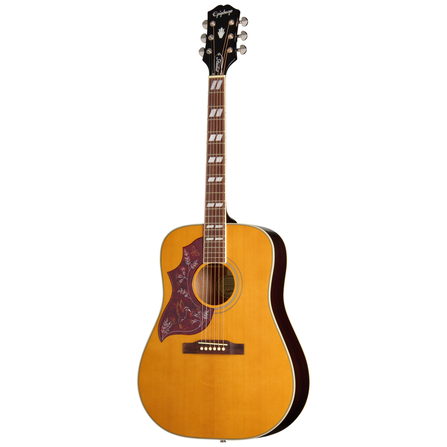 Epiphone Hummingbird Studio, Left-Handed, Antique Natural Acoustic Guitar Epiphone