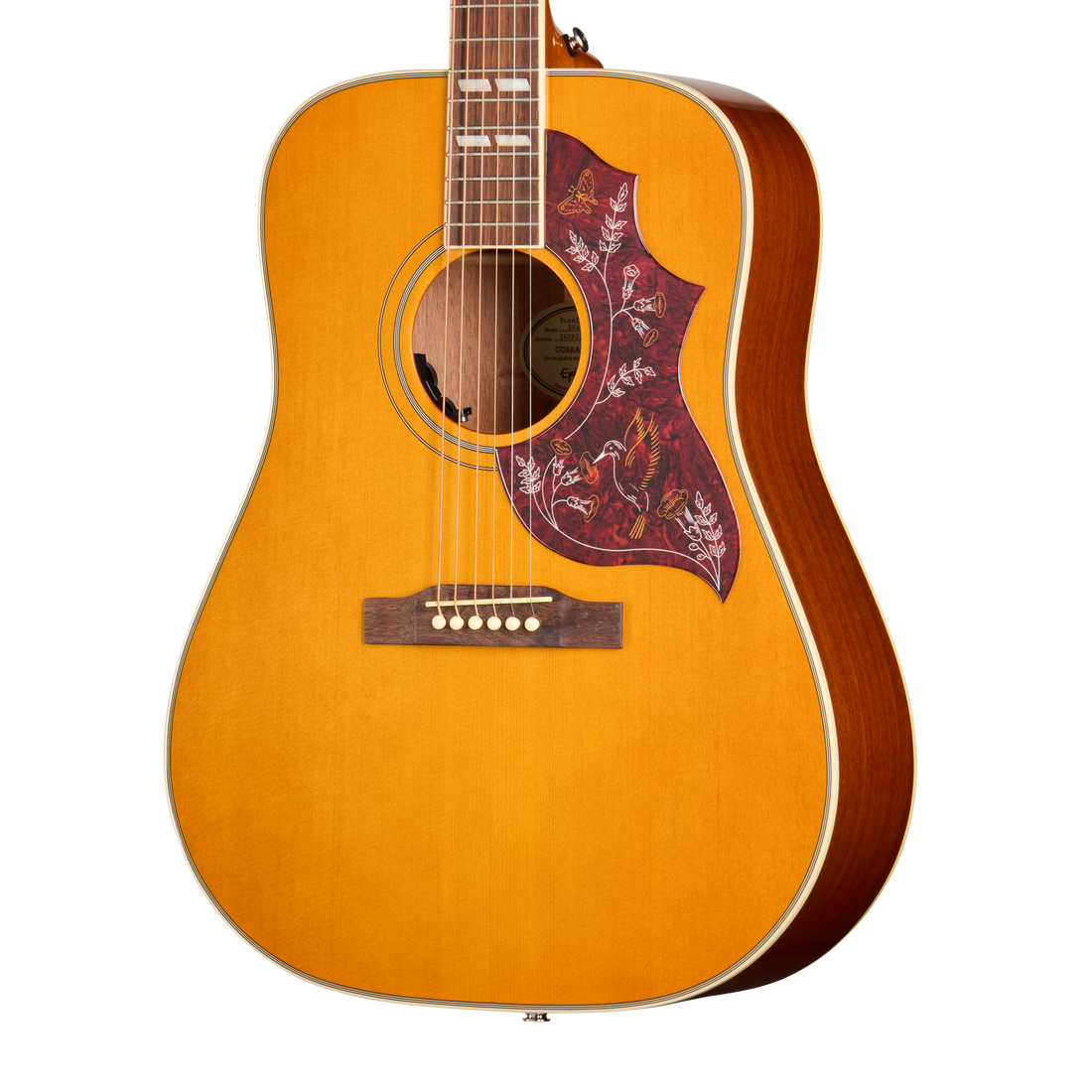 Epiphone Hummingbird Studio, Antique Natural Acoustic Guitar Epiphone
