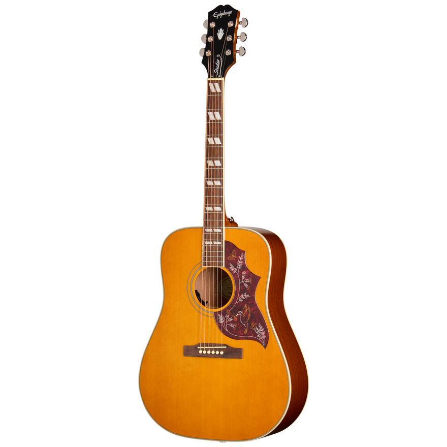 Epiphone Hummingbird Studio, Antique Natural Acoustic Guitar Epiphone