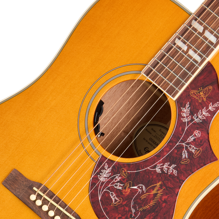 Epiphone Hummingbird Studio, Antique Natural Acoustic Guitar Epiphone