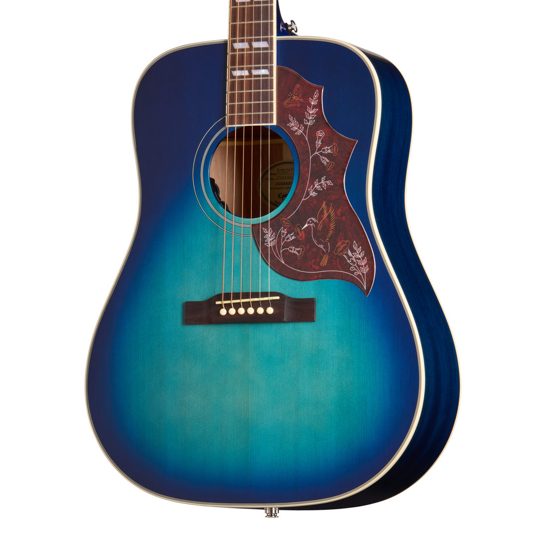 Epiphone Hummingbird Studio, Blueberry Burst, Exclusive Acoustic Guitar Epiphone