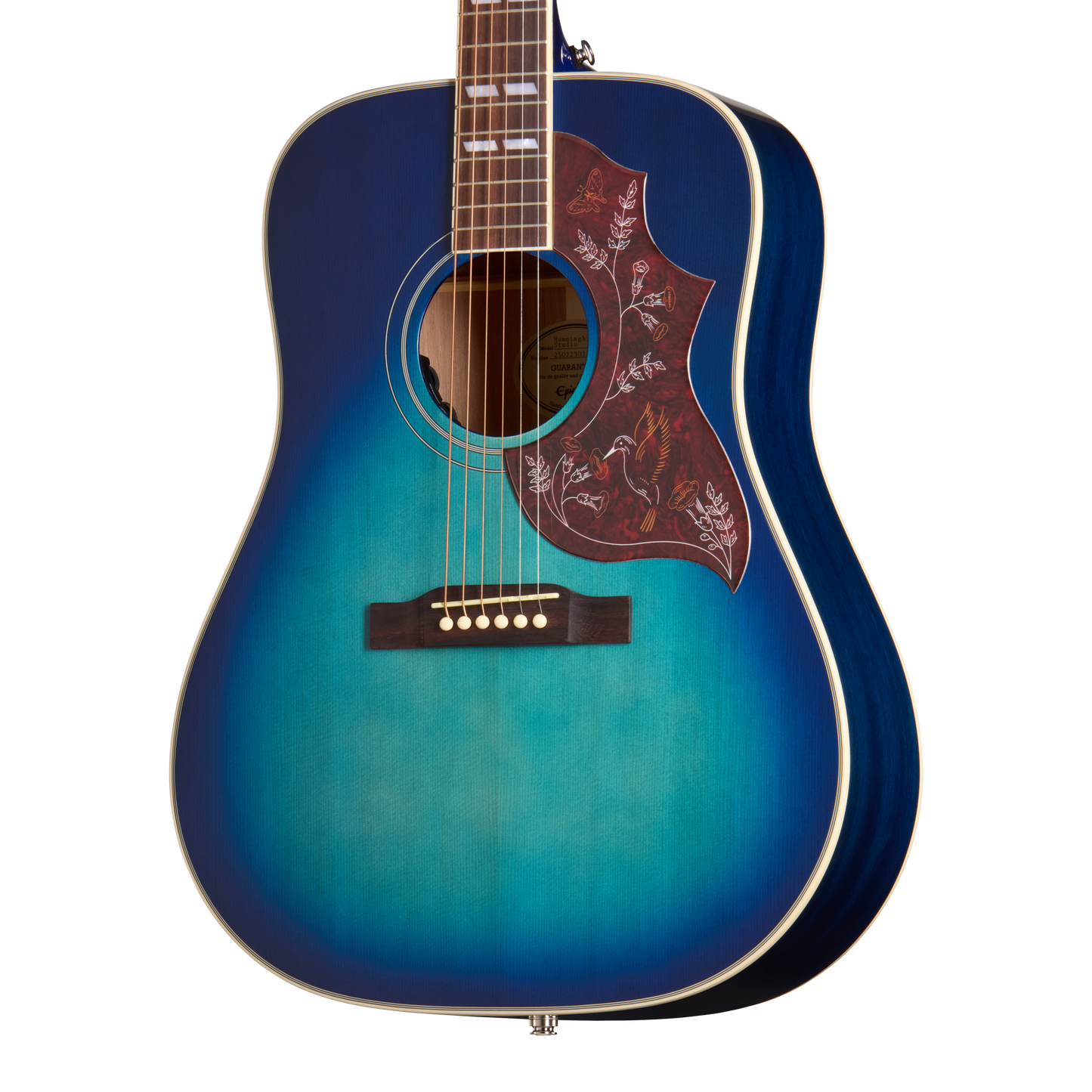 Epiphone Hummingbird Studio, Blueberry Burst, Exclusive Acoustic Guitar Epiphone
