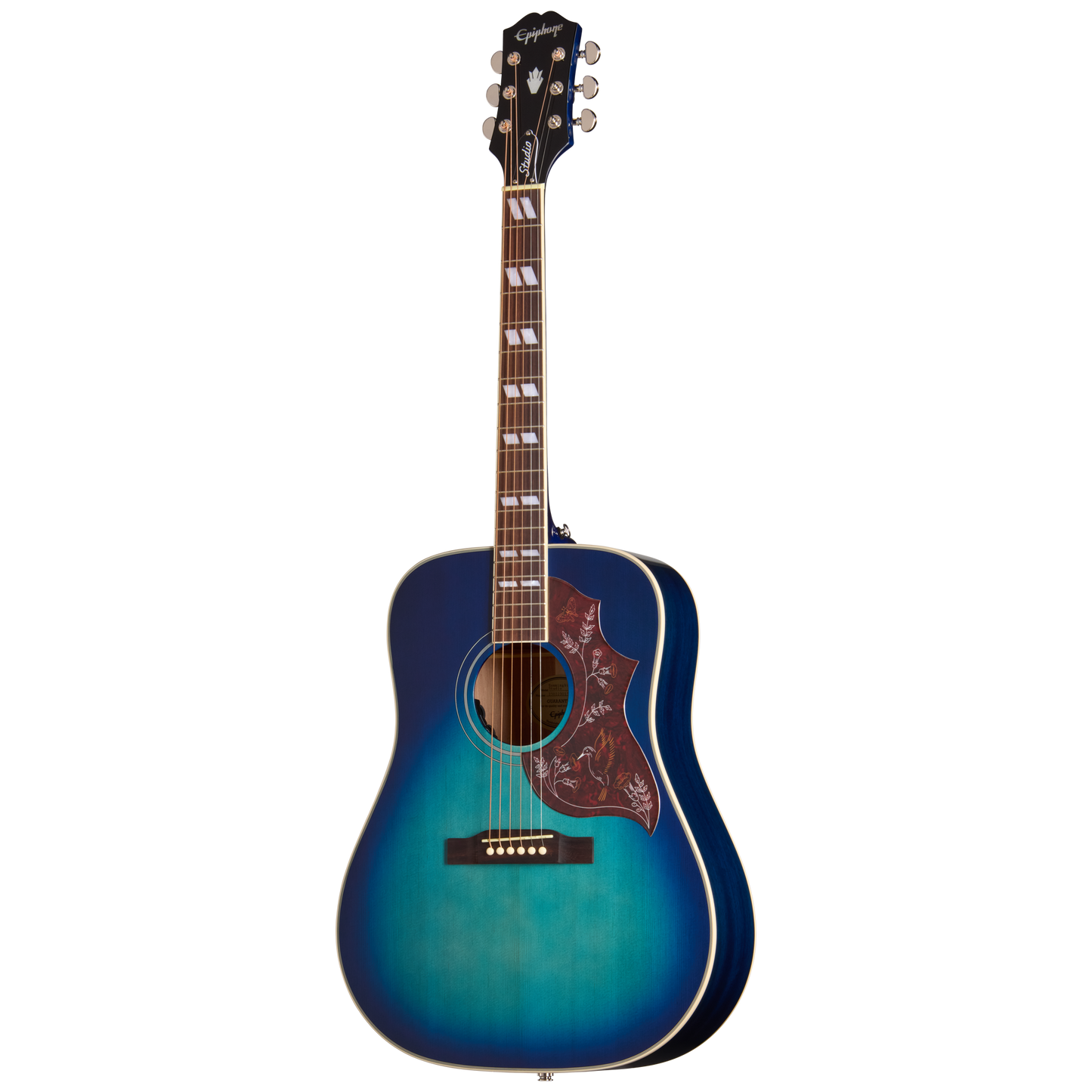 Epiphone Hummingbird Studio, Blueberry Burst, Exclusive Acoustic Guitar Epiphone