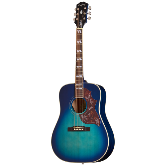 Epiphone Hummingbird Studio, Blueberry Burst, Exclusive Acoustic Guitar Epiphone
