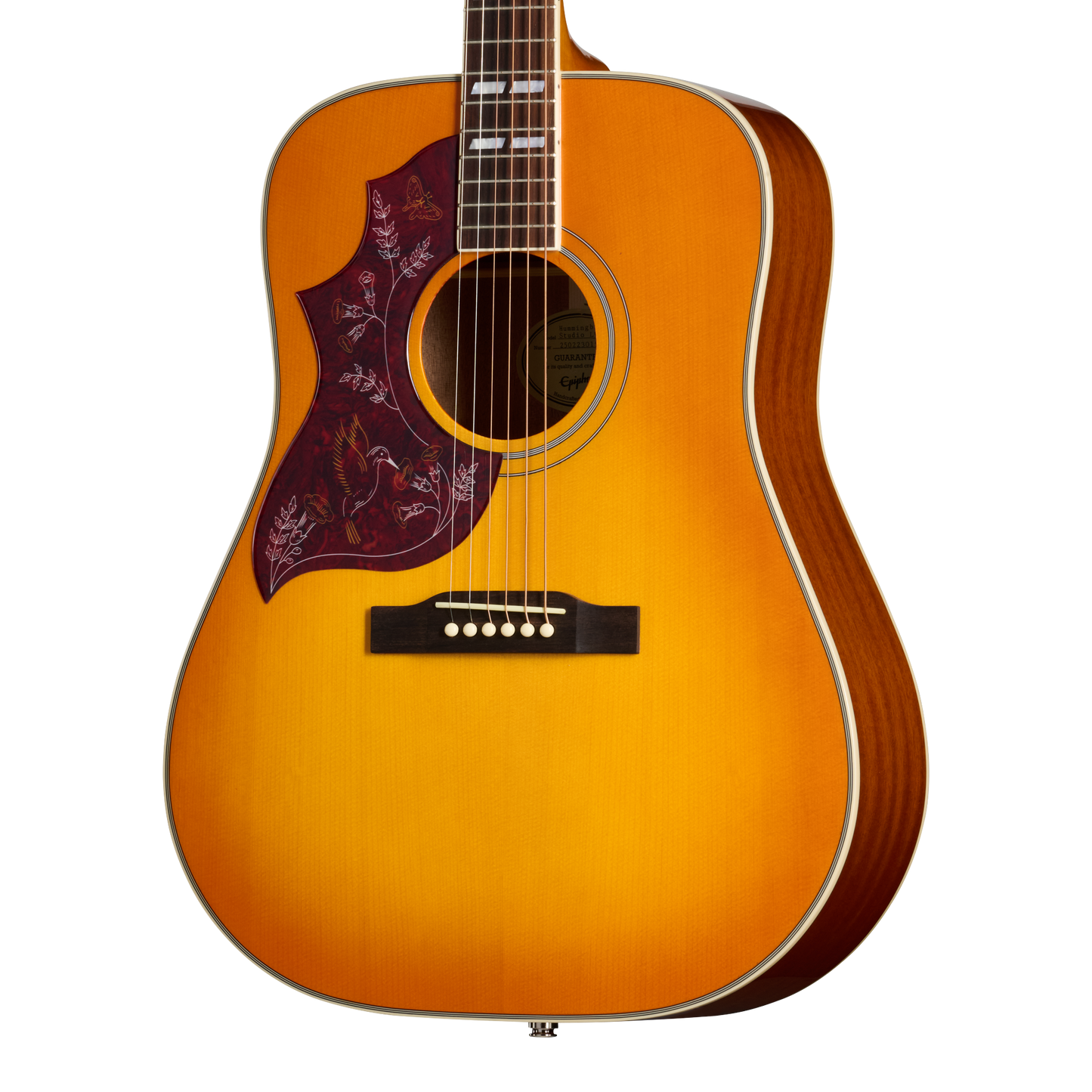 Epiphone Hummingbird Studio, Left-Handed, Heritage Cherry Sunburst Acoustic Guitar Epiphone