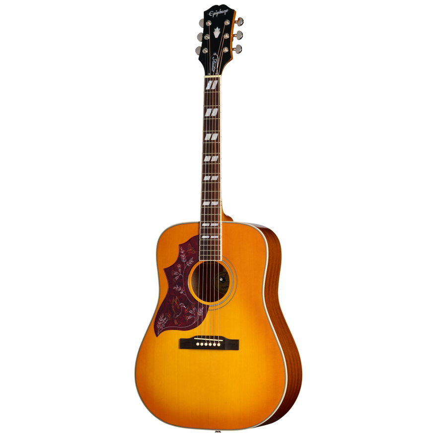 Epiphone Hummingbird Studio, Left-Handed, Heritage Cherry Sunburst Acoustic Guitar Epiphone