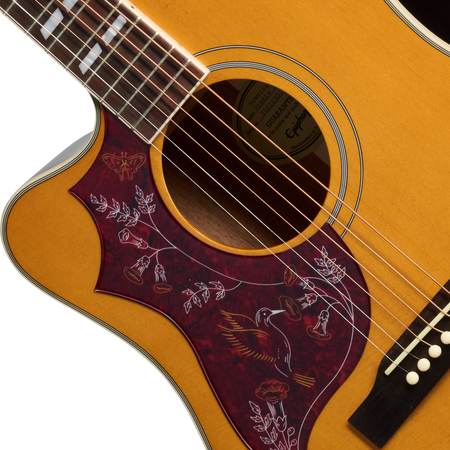 Epiphone Hummingbird Studio EC, Left-Handed, Natural Acoustic Guitar Epiphone