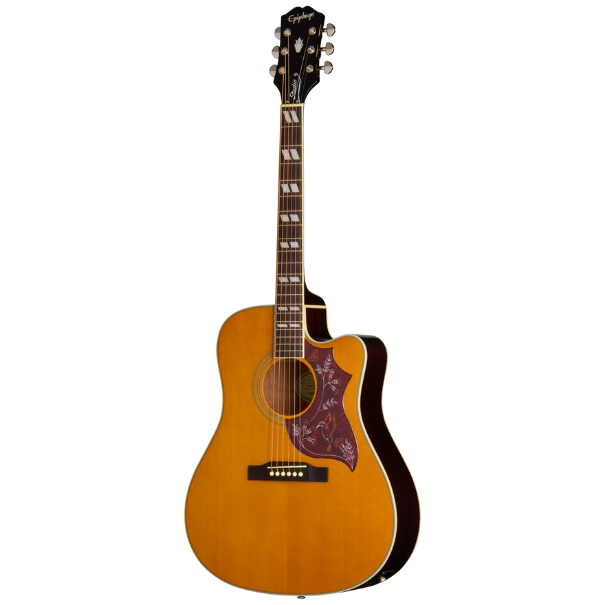 Epiphone Hummingbird Studio EC, Natural Acoustic Guitar Epiphone