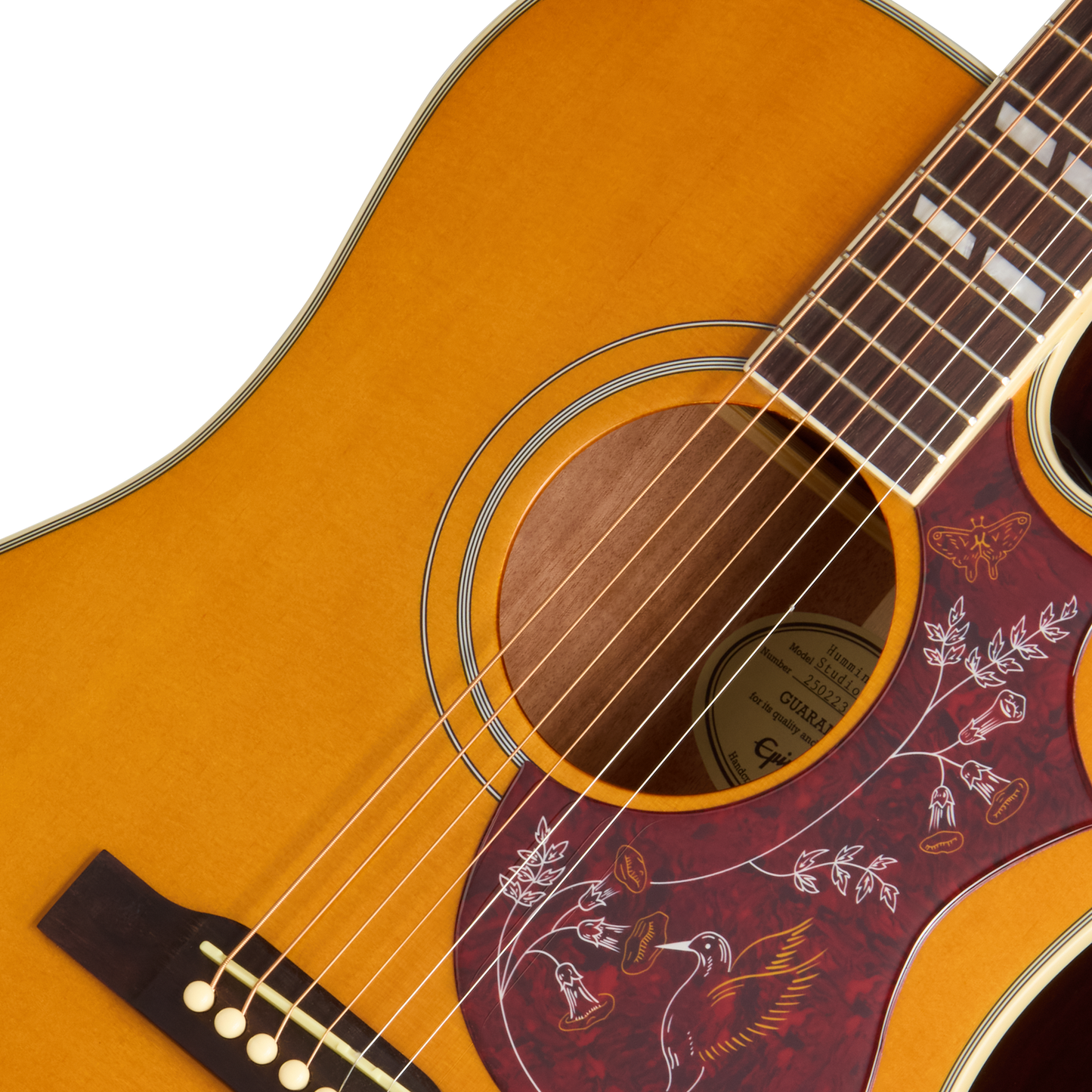 Epiphone Hummingbird Studio EC, Natural Acoustic Guitar Epiphone