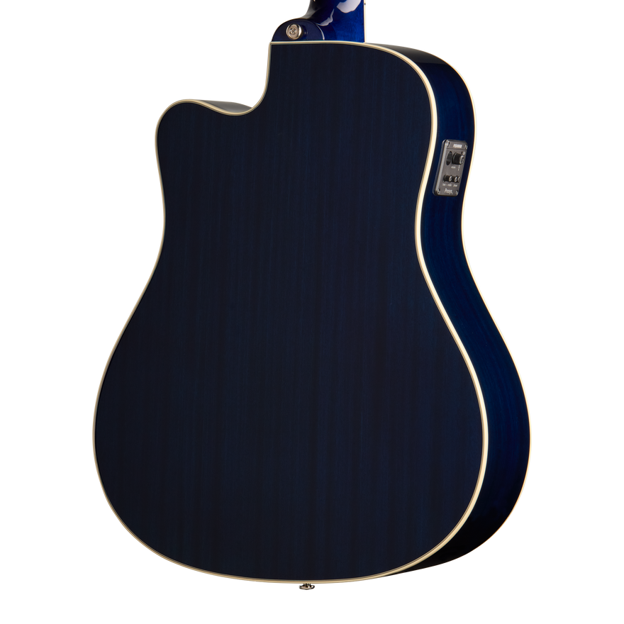 Epiphone Hummingbird Studio EC, Blueberry Burst, Exclusive Acoustic Guitar Epiphone