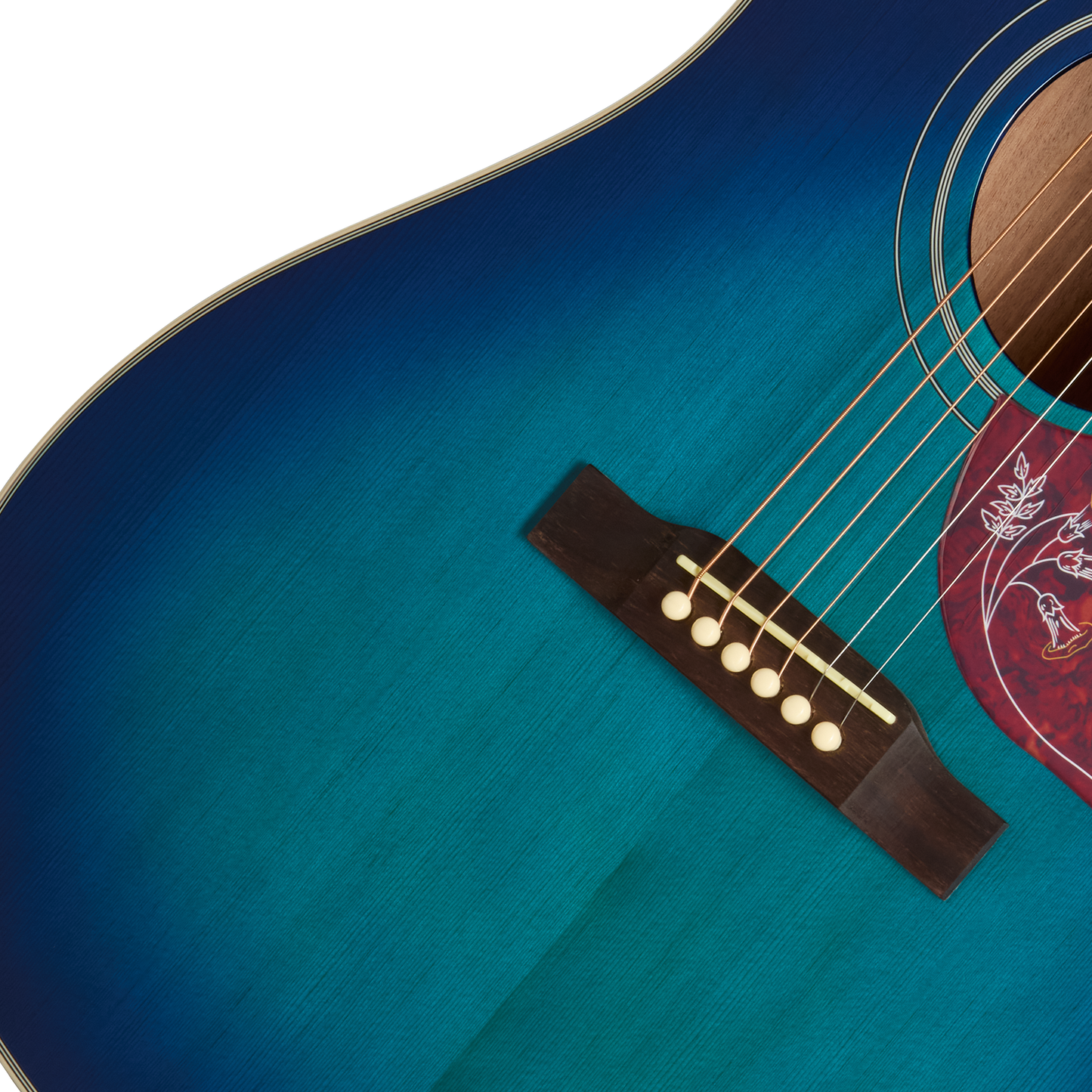 Epiphone Hummingbird Studio EC, Blueberry Burst, Exclusive Acoustic Guitar Epiphone