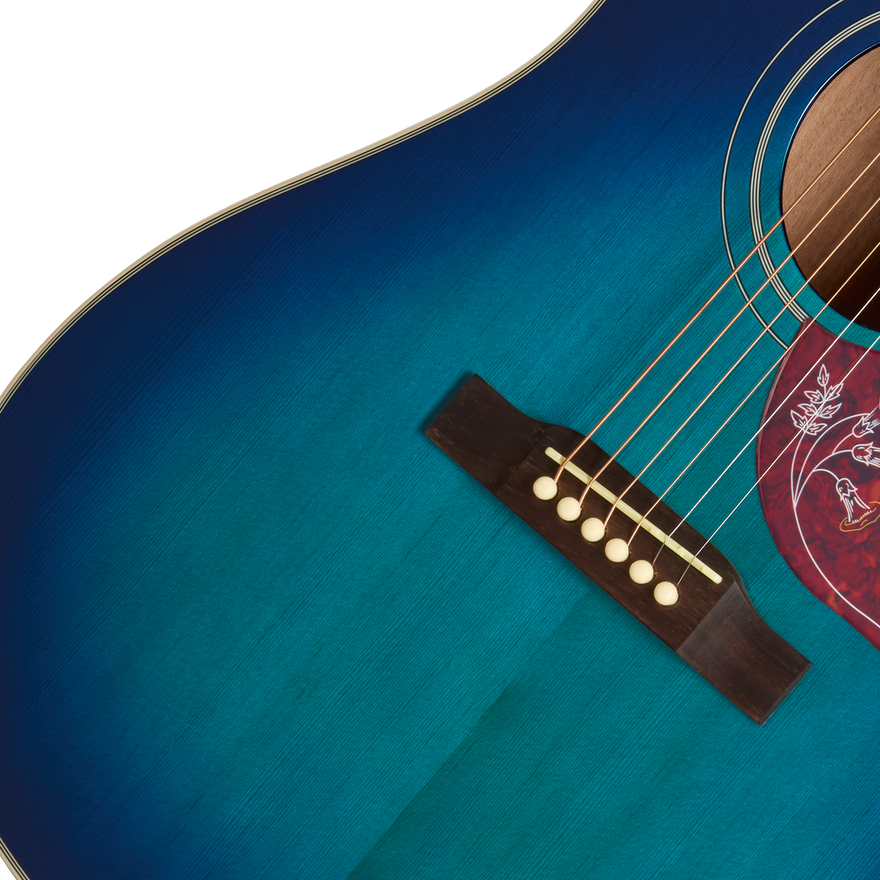 Epiphone Hummingbird Studio EC, Blueberry Burst, Exclusive Acoustic Guitar Epiphone