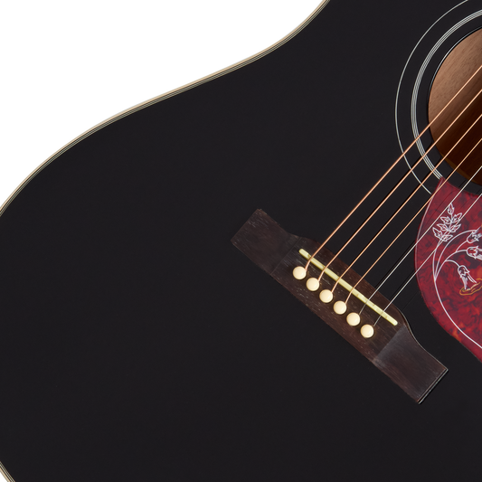 Epiphone Hummingbird Studio EC, Ebony, Exclusive Acoustic Guitar Epiphone
