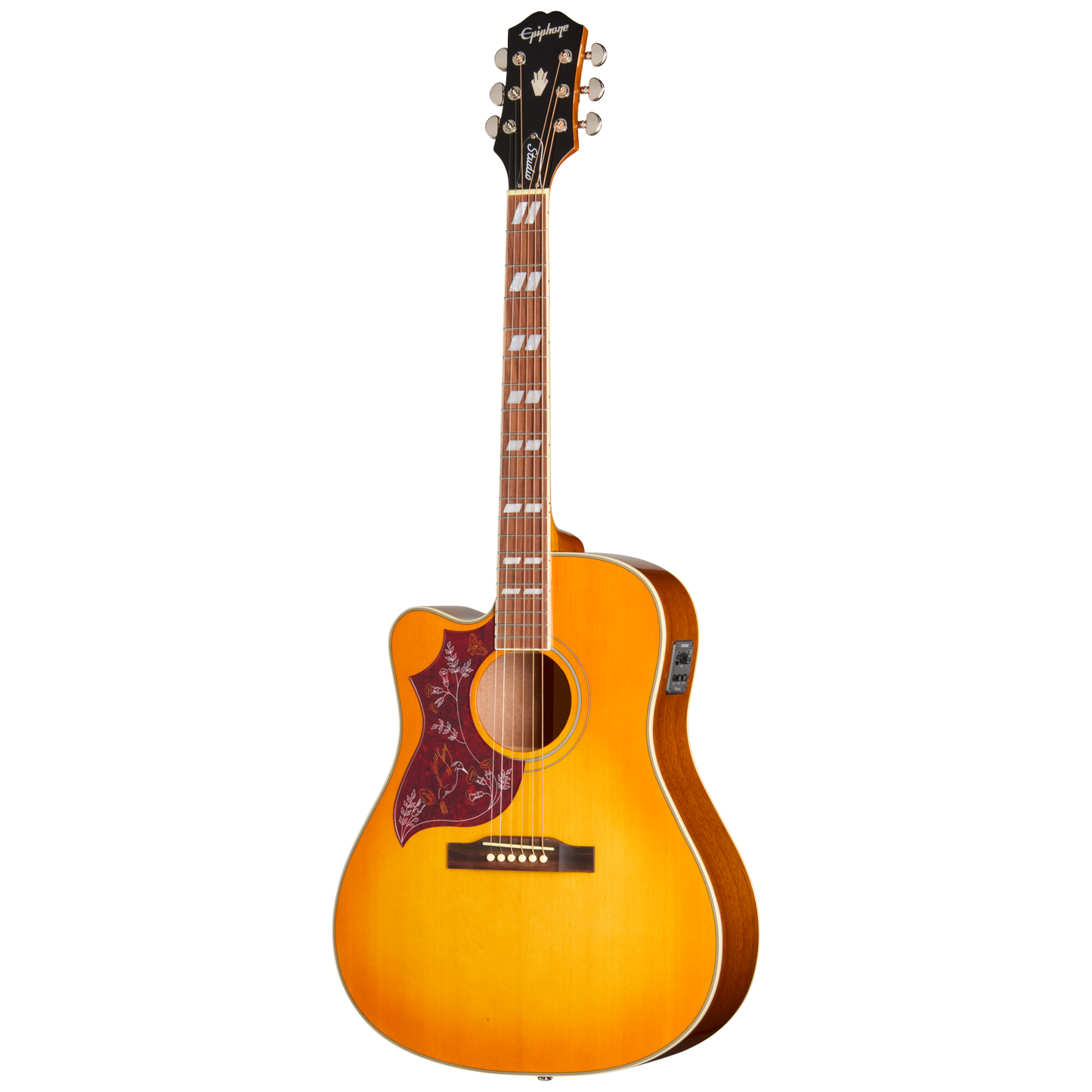 Epiphone Hummingbird Studio EC, Left-Handed, Heritage Cherry Sunburst Acoustic Guitar Epiphone