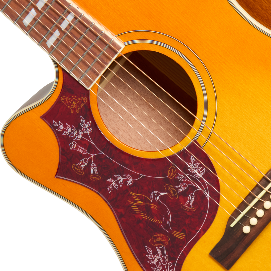 Epiphone Hummingbird Studio EC, Left-Handed, Heritage Cherry Sunburst Acoustic Guitar Epiphone